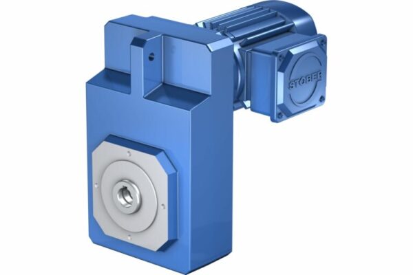 Asynchronous offset helical geared motors