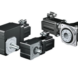 Helical bevel servo geared motors