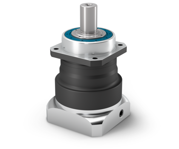 PSN Features Precision Line Coaxial gearbox Helical gear Preloaded tapered roller bearings Rotary shaft seal Square type output flange Extra long centering collar Equidirectional rotation Planet carrier in cage design